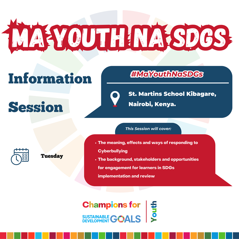 Ma Youth Na SDGs Information Session at St. Martins School Kibagare