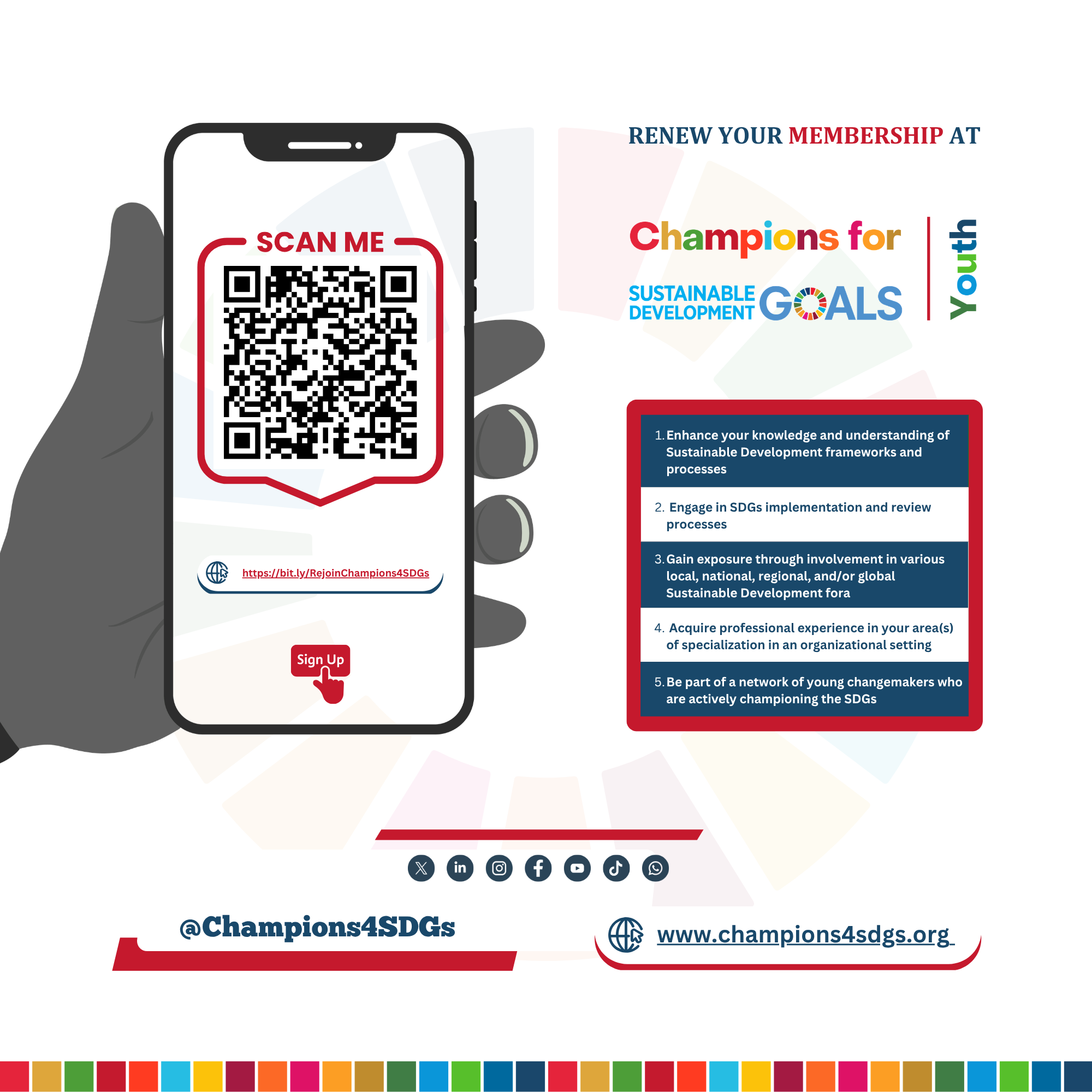 Rejoin our Vibrant community of Champions for SDGs Youth