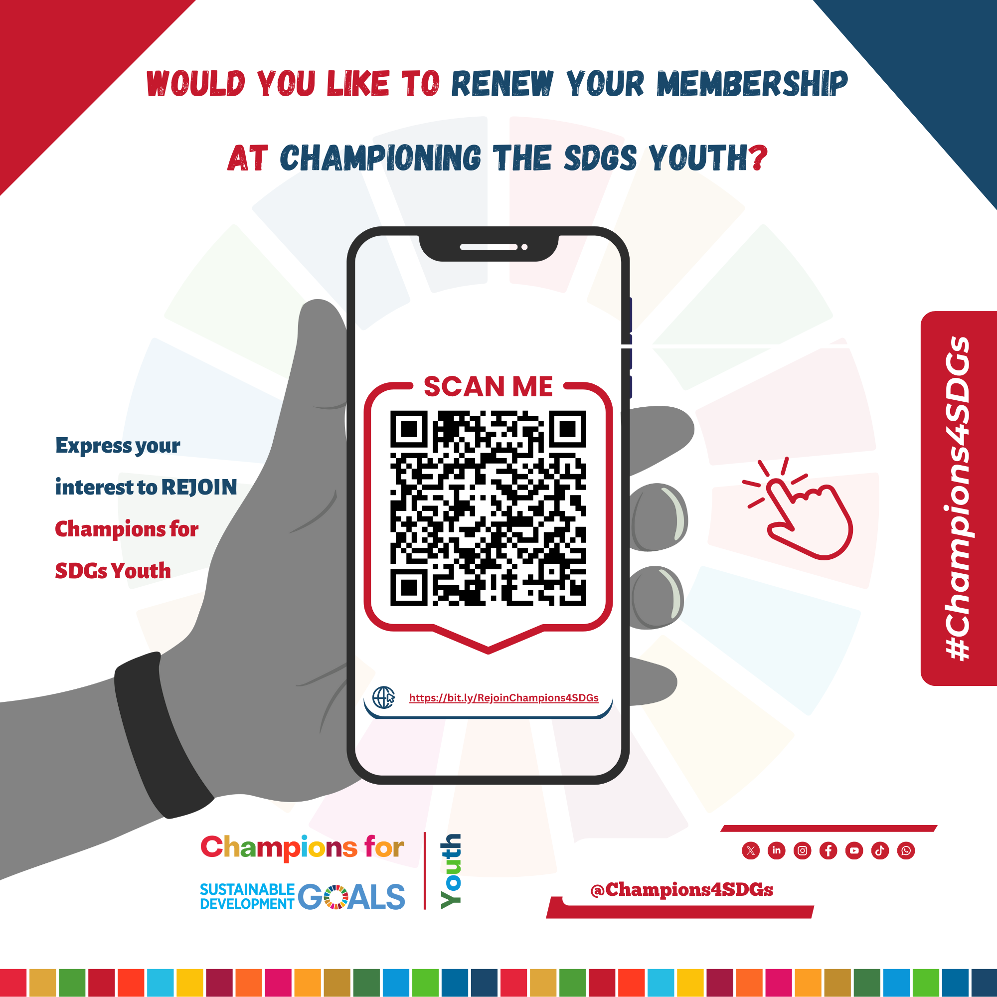Rejoin our Vibrant community of Champions for SDGs Youth