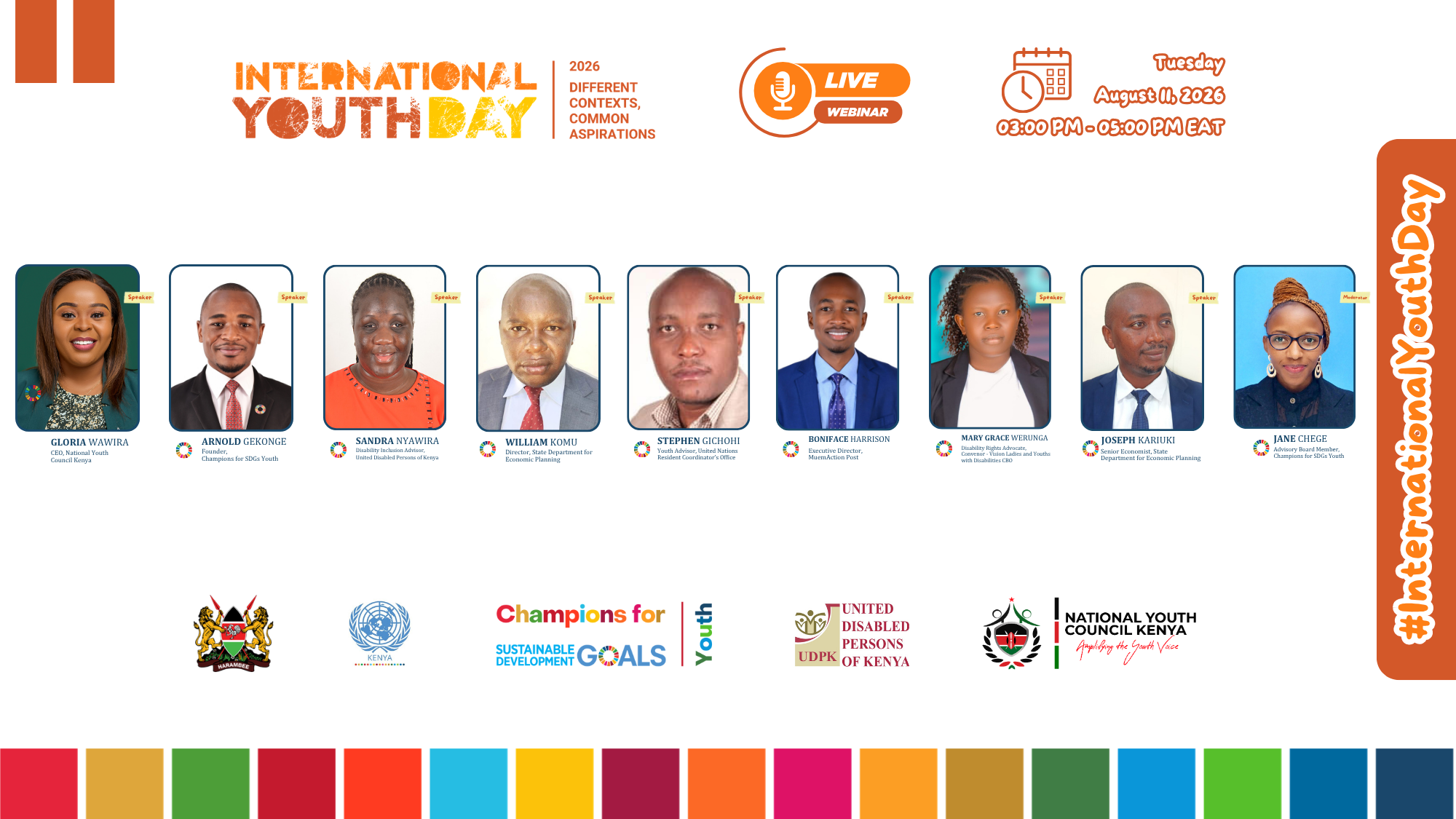 Highlights of the International Youth Day 2026 Webinar – Different Contexts, Common Aspirations